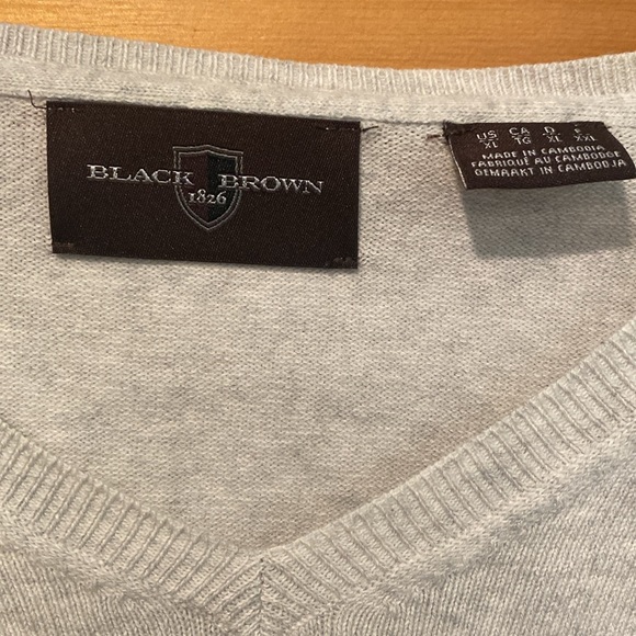 Black brown 1826 sweater - Picture 2 of 3